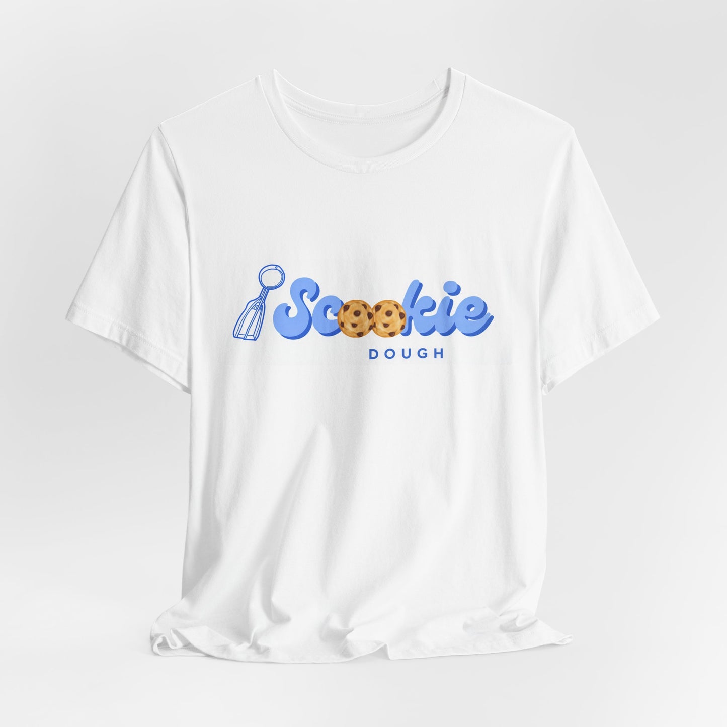 Cookie Dough Tee — Playful 'Cookie' Logo Graphic T-Shirt
