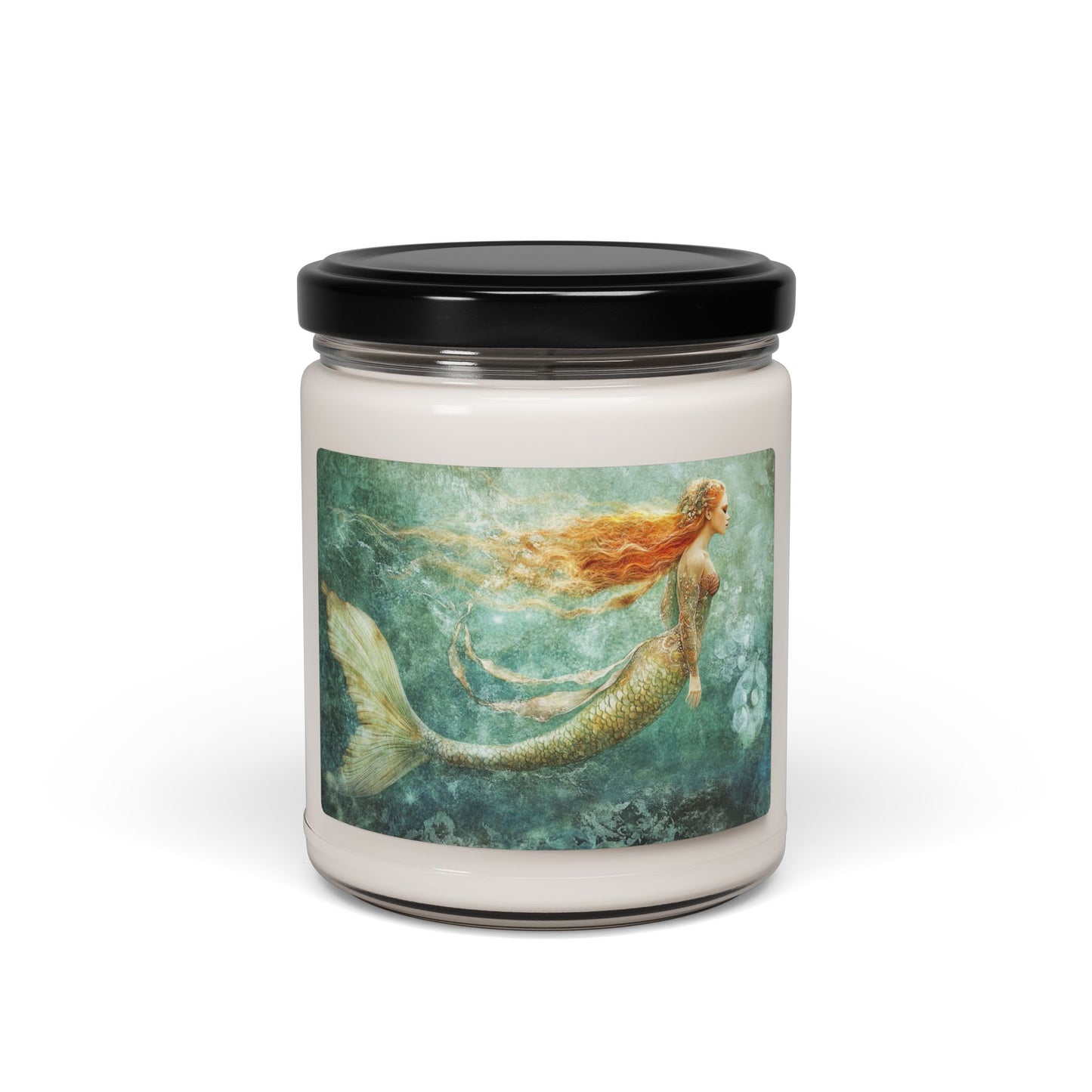 Mermaid Scented Candle | Ocean Vibes, Relaxation Gift, Home Décor, Birthday Present, Coastal Living