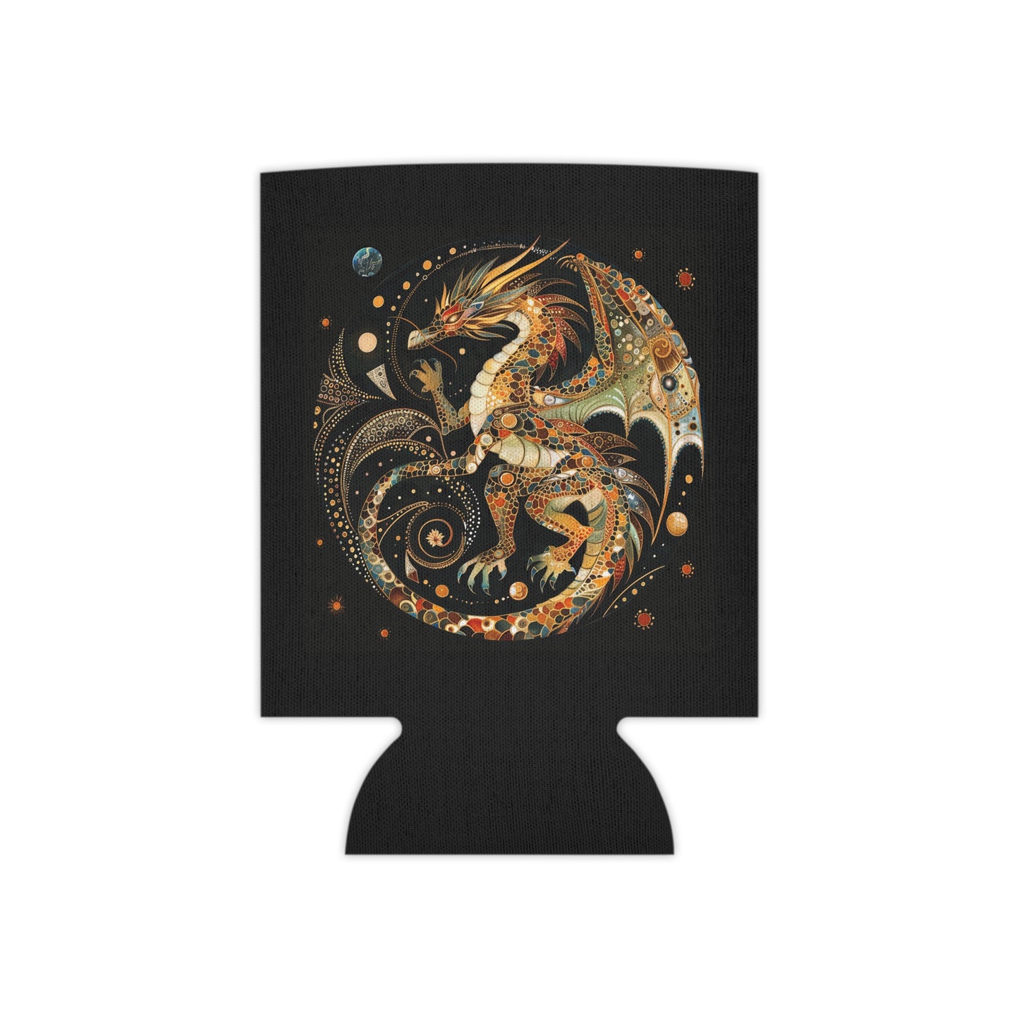 Mythical Dragon Can Cooler, Fantasy Beverage Insulator for Parties, Gifts, Dragon Enthusiasts, Festivals