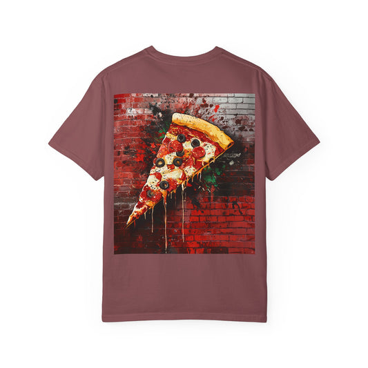 Graffiti Pizza Lover Unisex T-shirt, Funny Pizza Tee, Foodie Gift, Casual Wear, Birthday Present, Pizza Party Shirt
