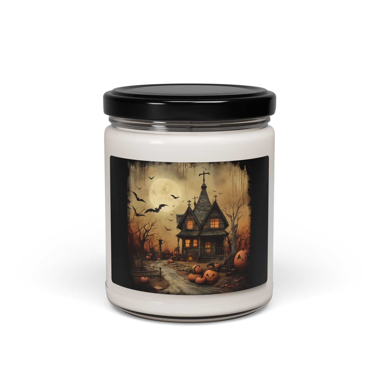 Creepy Halloween Scented Soy Candle, Fall Decor, Halloween Gift, Spooky Home Fragrance, Aromatherapy Candle