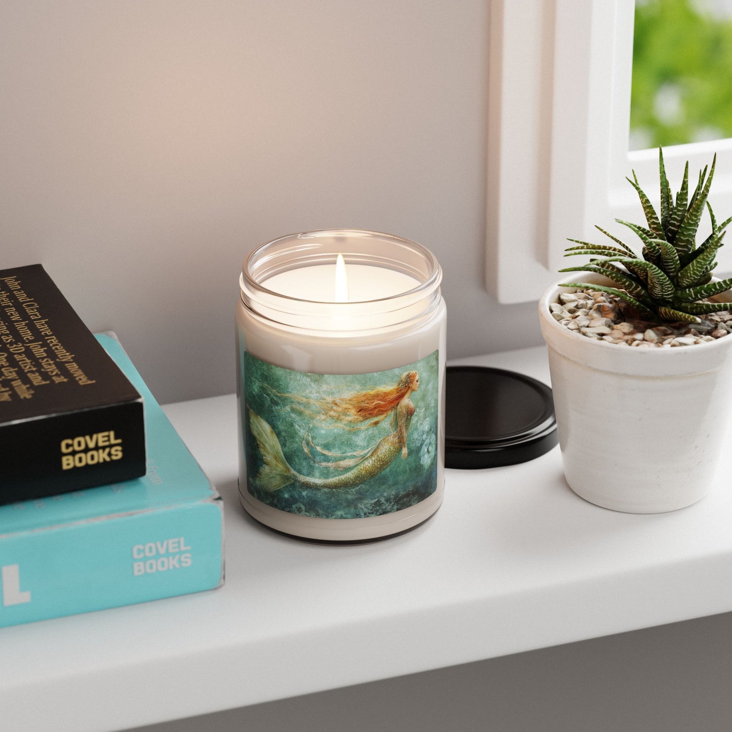 Mermaid Scented Candle | Ocean Vibes, Relaxation Gift, Home Décor, Birthday Present, Coastal Living
