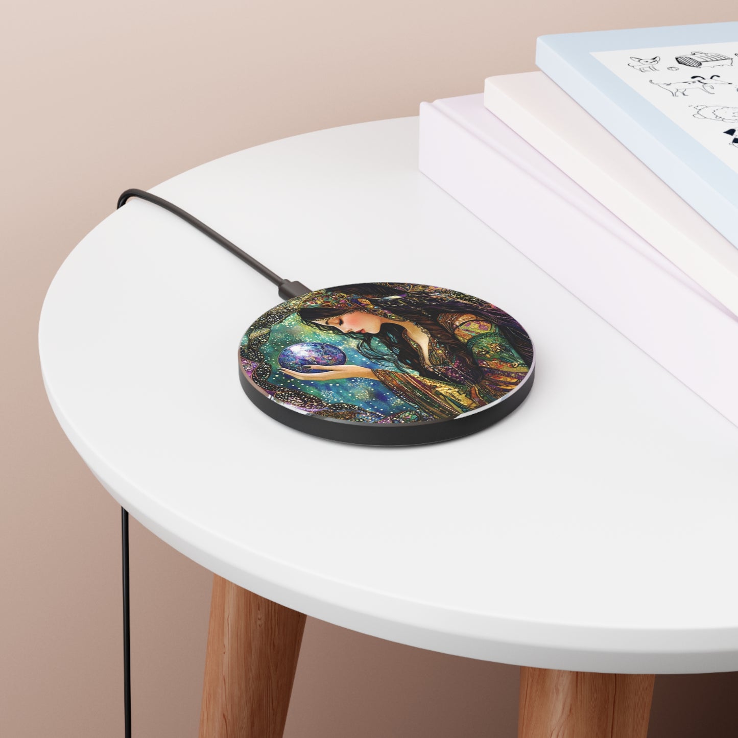 Fortune Teller Wireless Charge Bohemian Art Phone Charger
