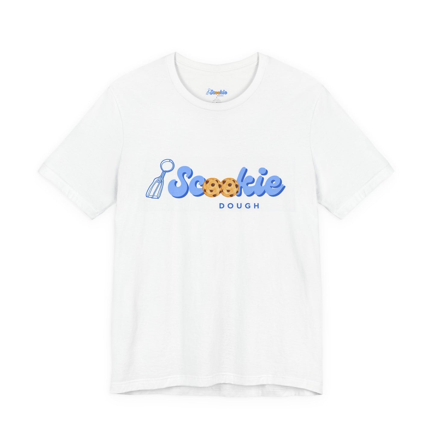 Cookie Dough Tee — Playful 'Cookie' Logo Graphic T-Shirt
