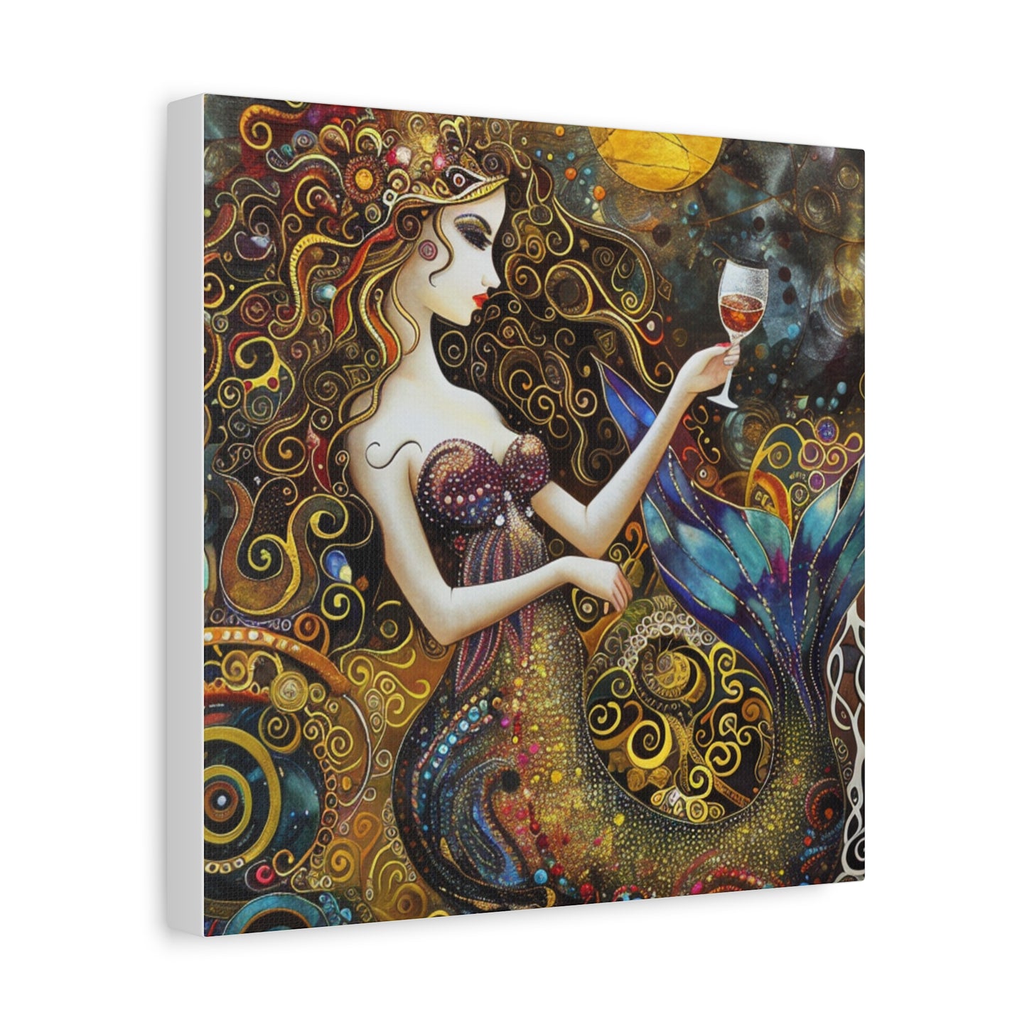 Whimsical Mermaid Art Canvas