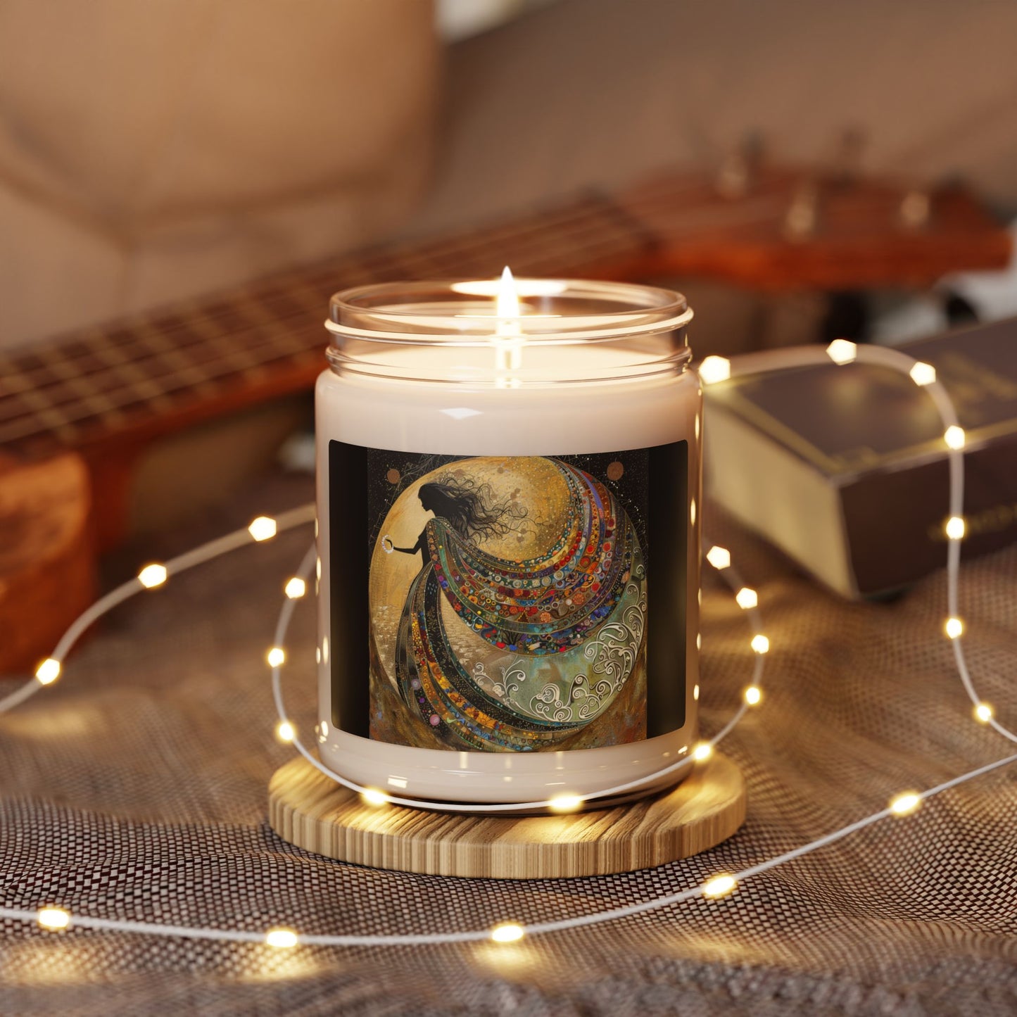 Colorful Goddess Scented Soy Candle - Relaxation Gift, Home Decor, Spa Night, Self-Care, Aromatherapy, Unique Candle