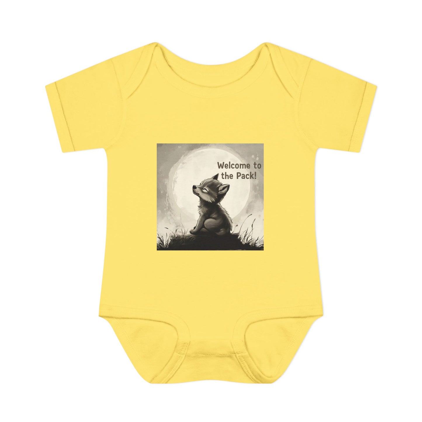 Welcome to the Wolf Pack Baby Bodysuit, Cute Infant Outfit, Animal Lover Gift, Newborn Apparel, Baby Shower Gift
