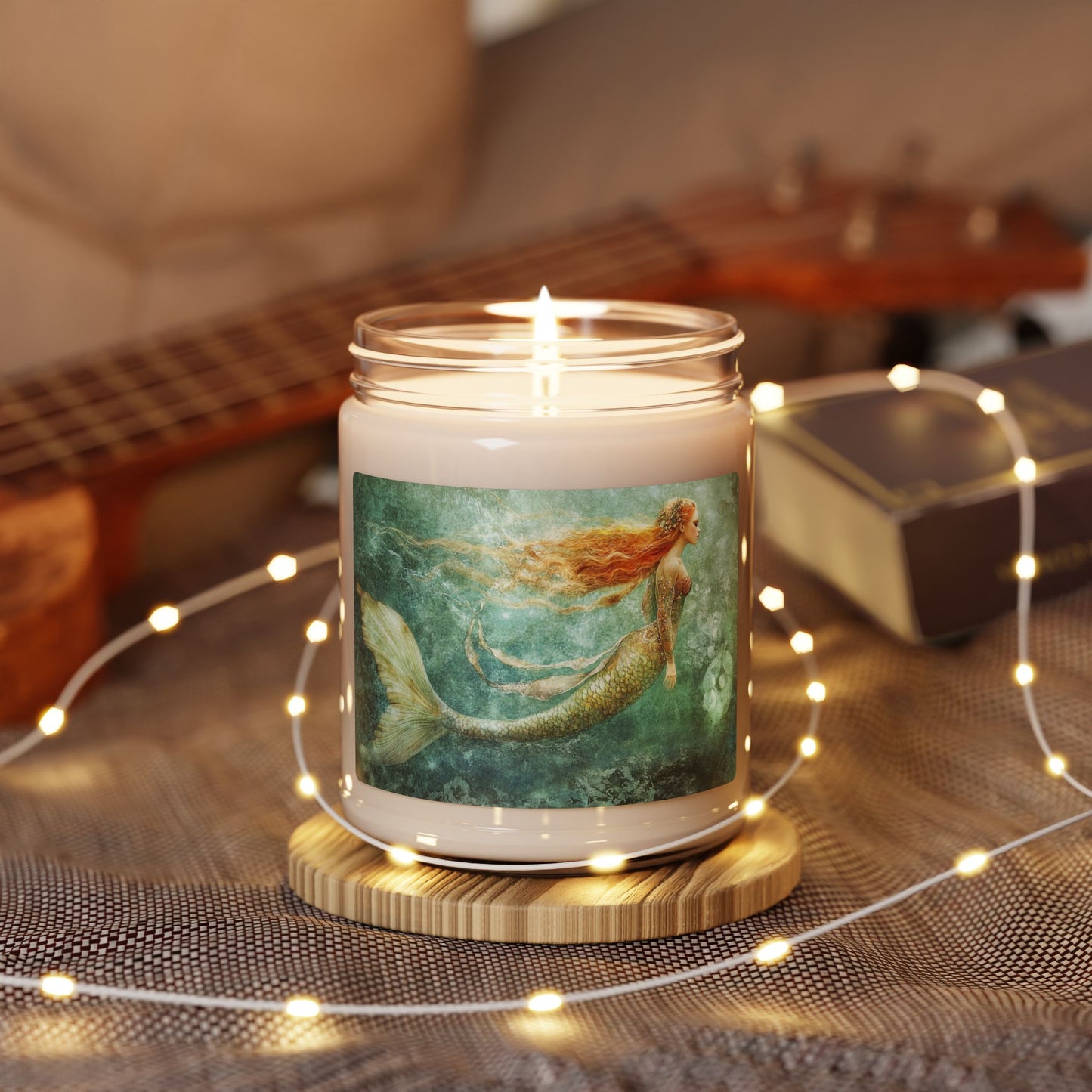 Mermaid Scented Candle | Ocean Vibes, Relaxation Gift, Home Décor, Birthday Present, Coastal Living