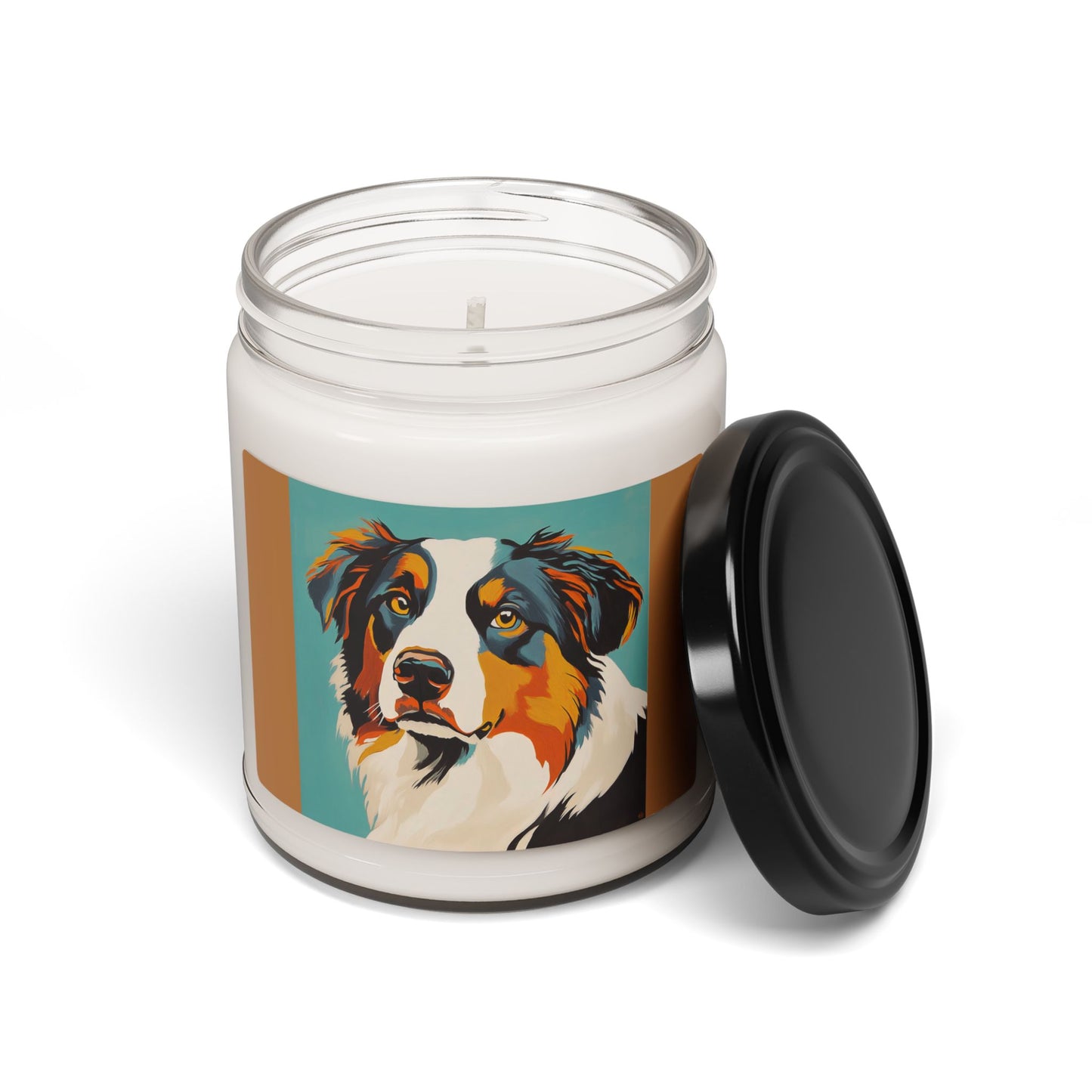 Aussie Lover's Scented Soy Candle, Pet Gift, Home Fragrance, Dog Decor, Aromatherapy Candle, 9oz