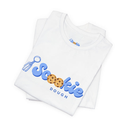 Cookie Dough Tee — Playful 'Cookie' Logo Graphic T-Shirt