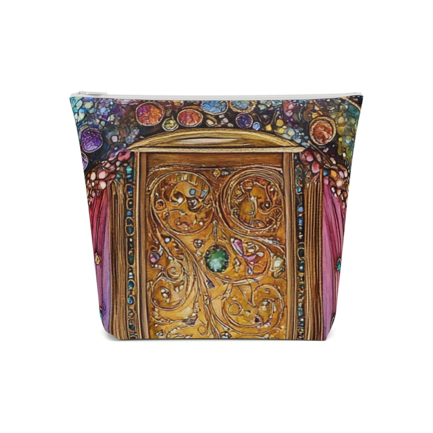 Fairy Door Cosmetic Bag with Enchanted Door Design, Makeup Organizer, Travel Pouch, Gift for Her, Magical Cosmetics Bag