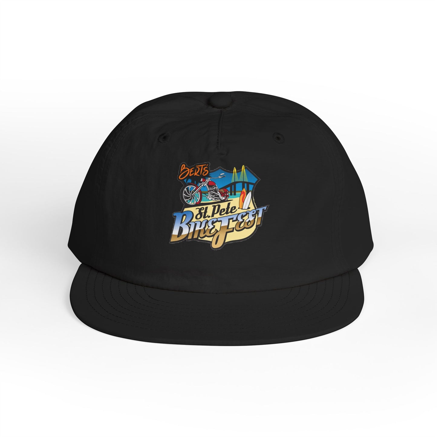 St Pete Fl Bike Fest Surf Cap for Beach Lovers | Adjustable Sun Hat | Summer Vacation Essential, Surfing Gift, Beach Party Gear, Relaxed Style, Outdoor Adventure
