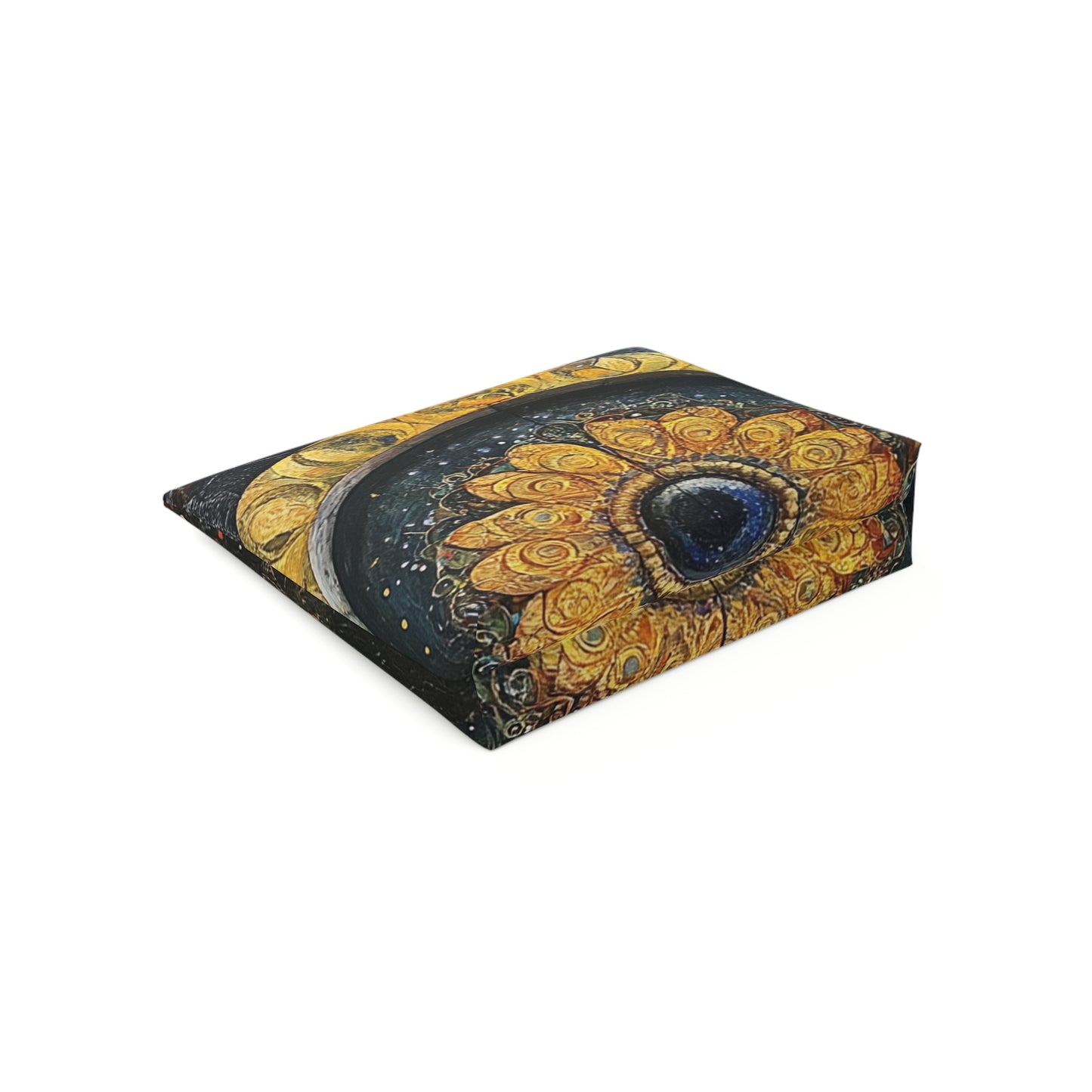 Bohemian Cotton Cosmetic Bag | Spiritual Makeup Pouch | Travel Organizer | Festival Accessory | Earthy Floral Design
