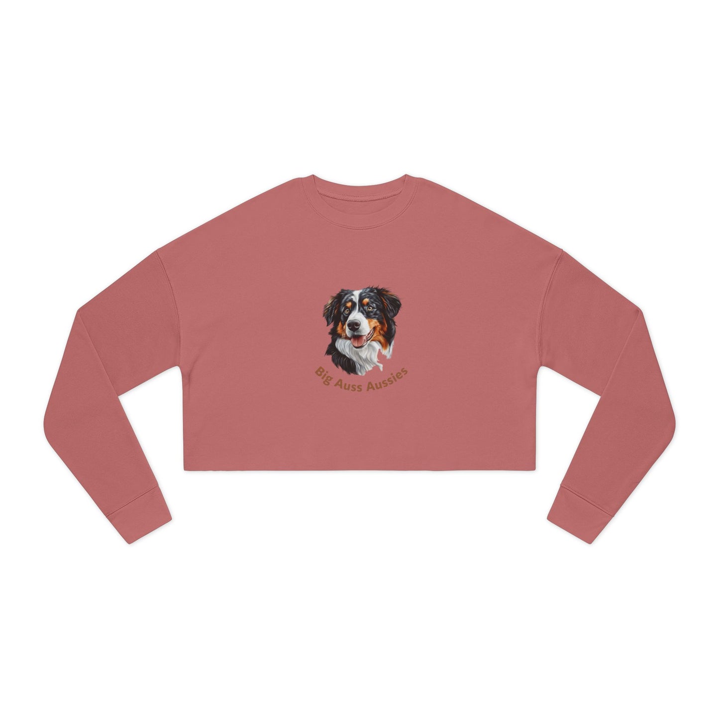 Big Auss Aussies Cropped Sweatshirt