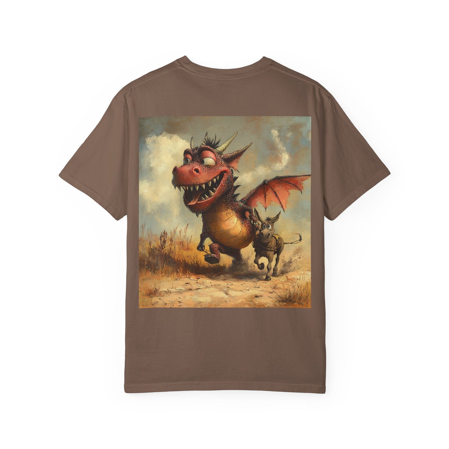 Dragon Ass T-Shirt - Unisex Garment-Dyed Tee with Fun Artwork, Gift for Kids, Birthday, Everyday Wear, Cute Apparel