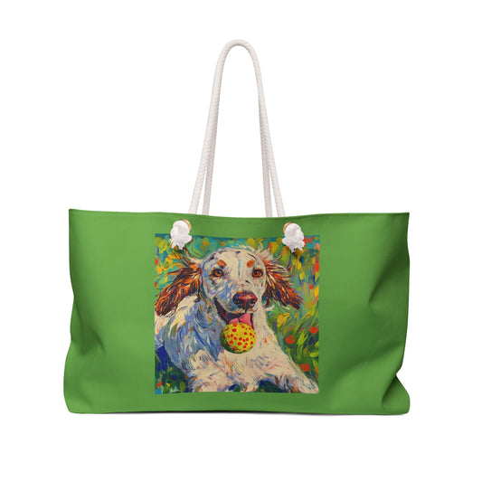 Irish Red Setter Weekender Bag, Pet Lover Tote, Travel Bag for Animal Lovers, Gift for Dog Owners, Stylish Beach Bag