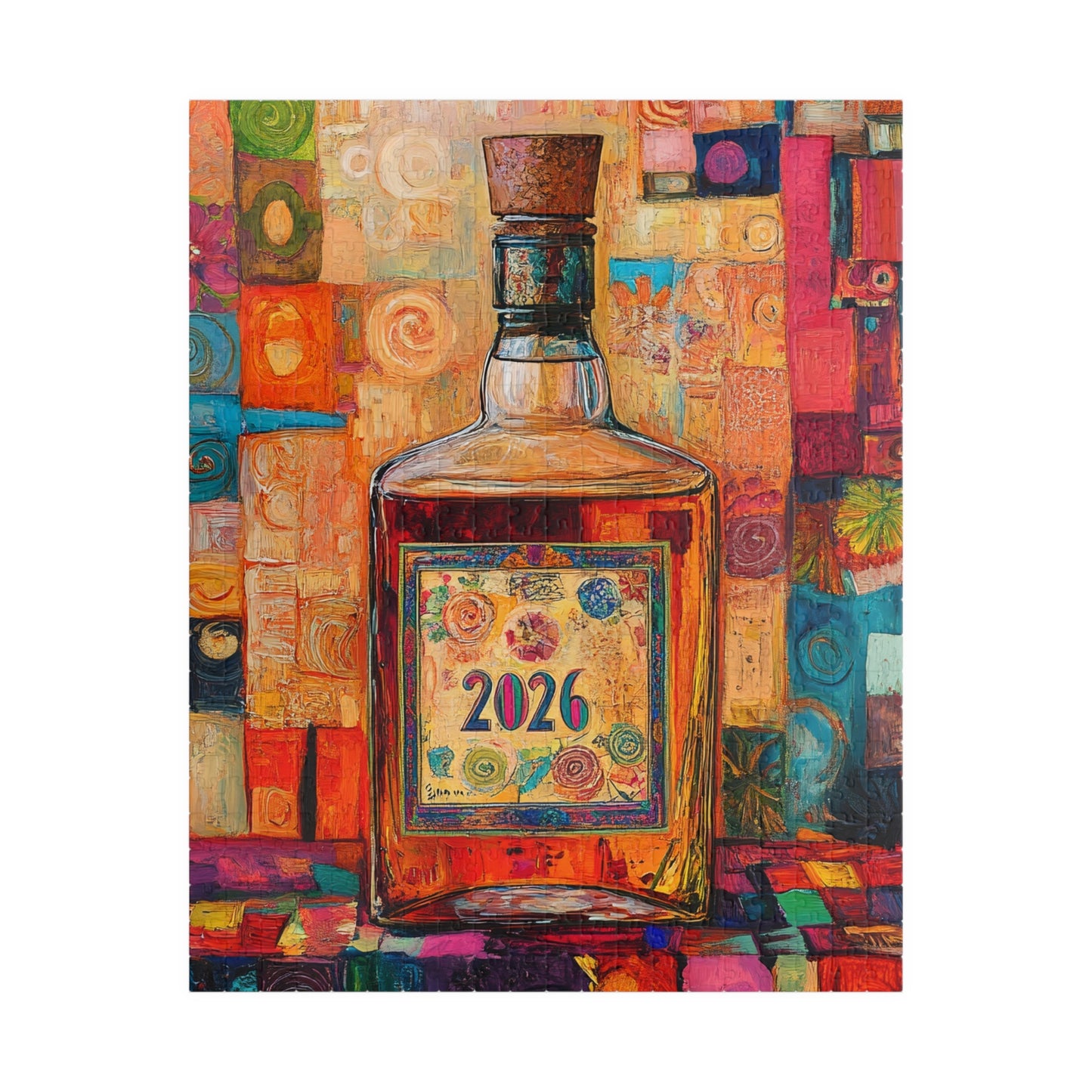 Happy New Year 2026 Tequila Bottle 2026 Puzzle