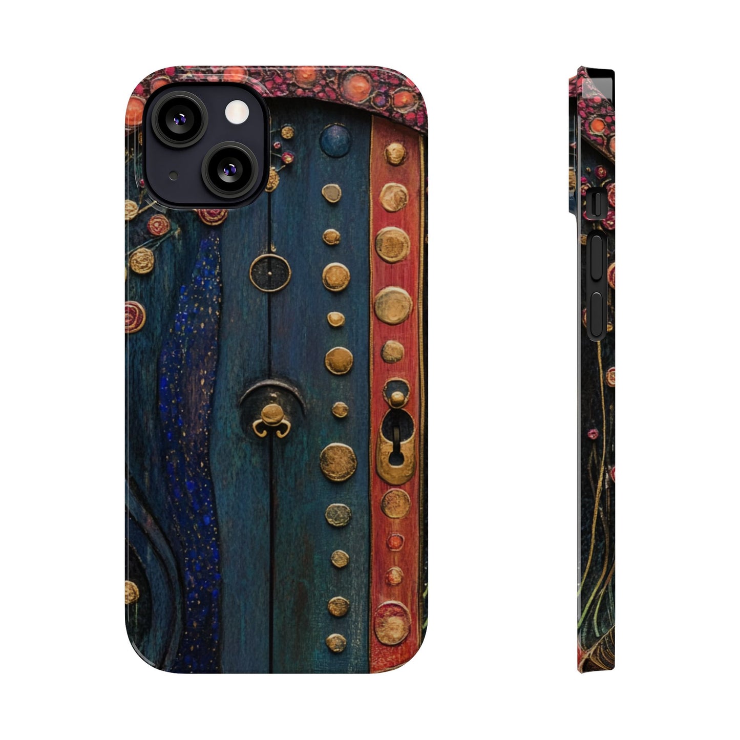 Fairy Door Artistic Slim Phone Cases, Unique Phone Cover, Gift for Art Lovers, Decorative Case, Phone Accessory