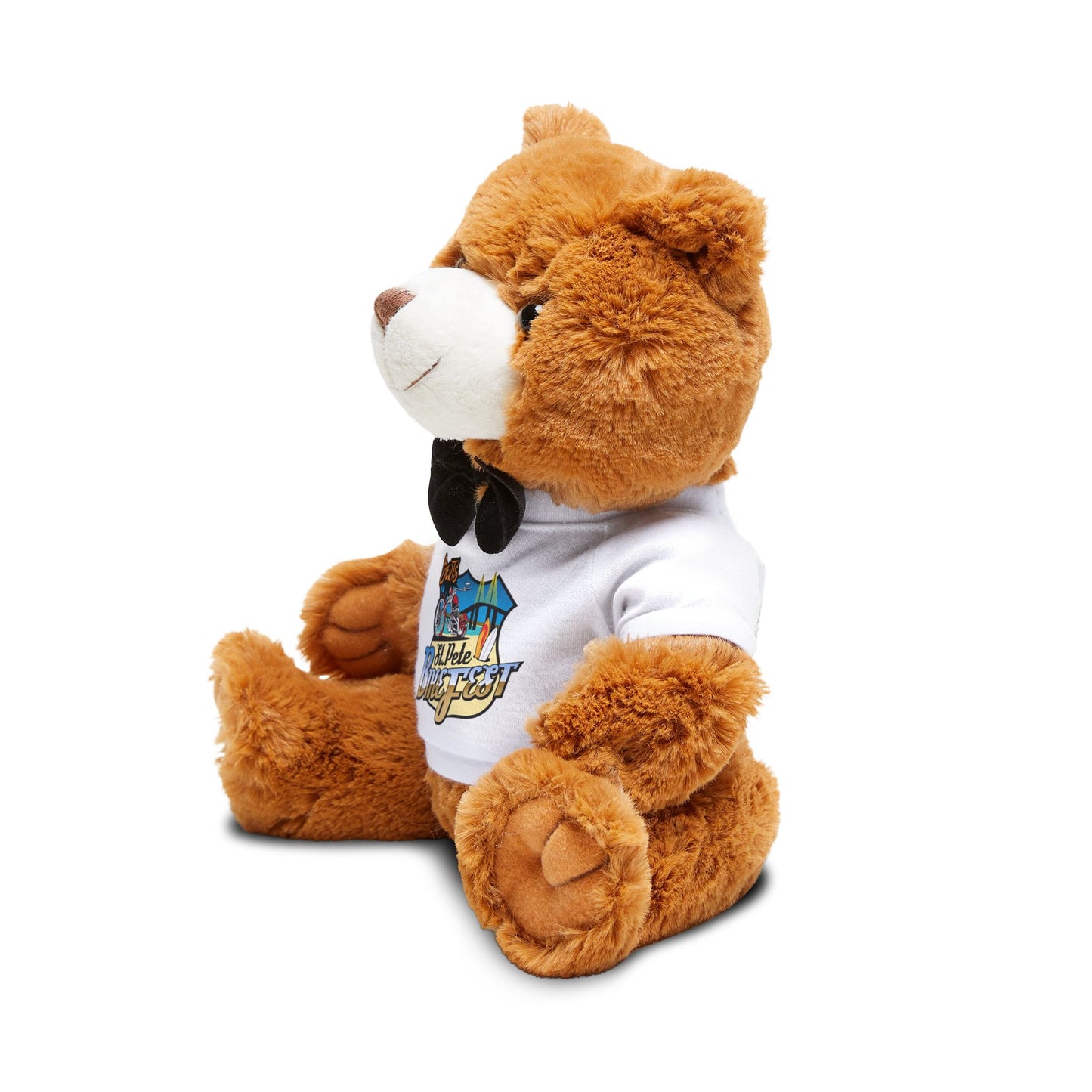 Adorable Teddy Bear with Customizable T-Shirt, Cuddly Gift for Kids, Birthday & Baby Shower Present, Soft Plush Toy