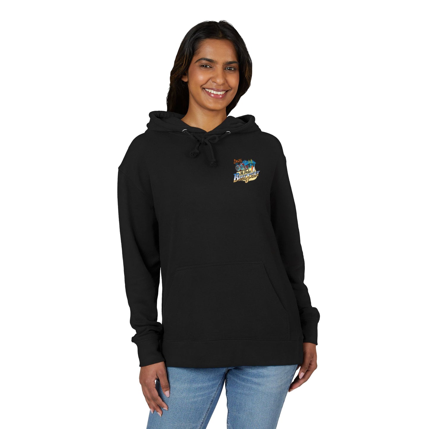 Bike Fest St Pete Vibrant Graphic Hoodie for Adventure Lovers, Cozy Casual Wear, Gift for Travelers, Unisex Sweatshirt, Outdoor Apparel