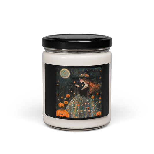 Whimsical Witch Fall Scented Candle, Cozy Autumn Candle, Halloween Decor, Pumpkin Aromatherapy, Fall Gift, Witchy Home Fragrance