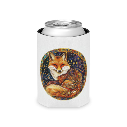 Whimsical Fox Can Cooler, Colorful Beverage Insulator for Outdoor Events, Party Favors, Gifts for Wildlife Lovers, Tailgate Essential, [...]