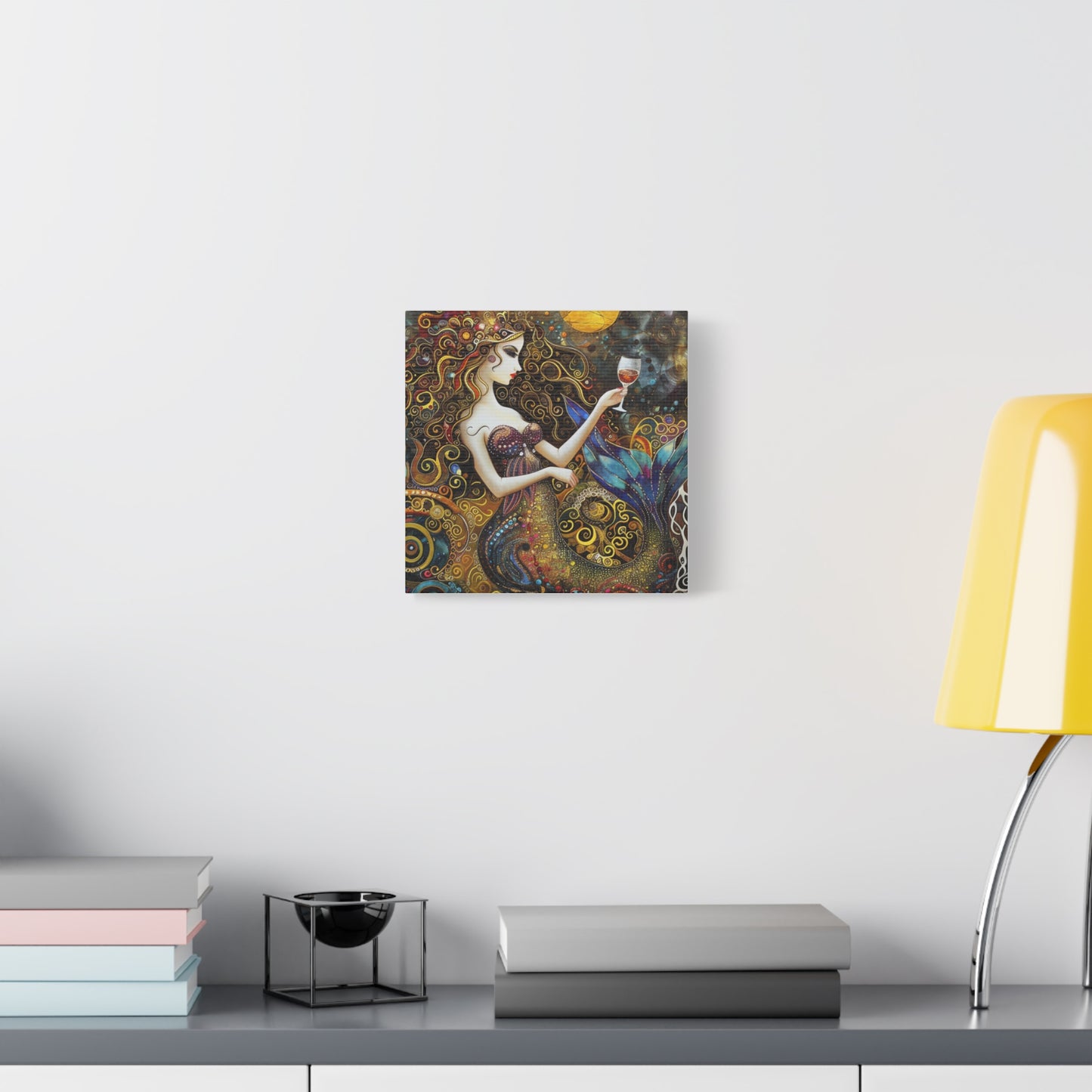 Whimsical Mermaid Art Canvas