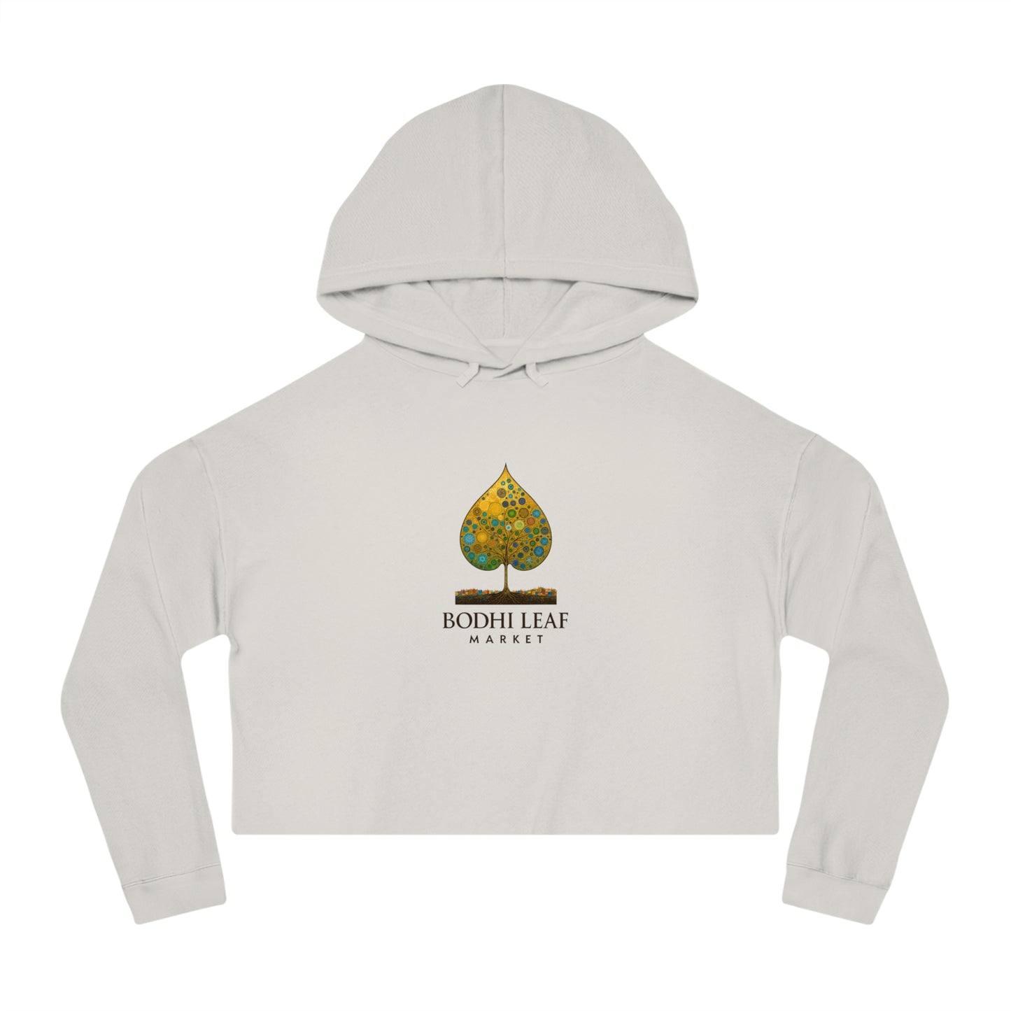 Bodhi Leaf Market Cropped Hoodie