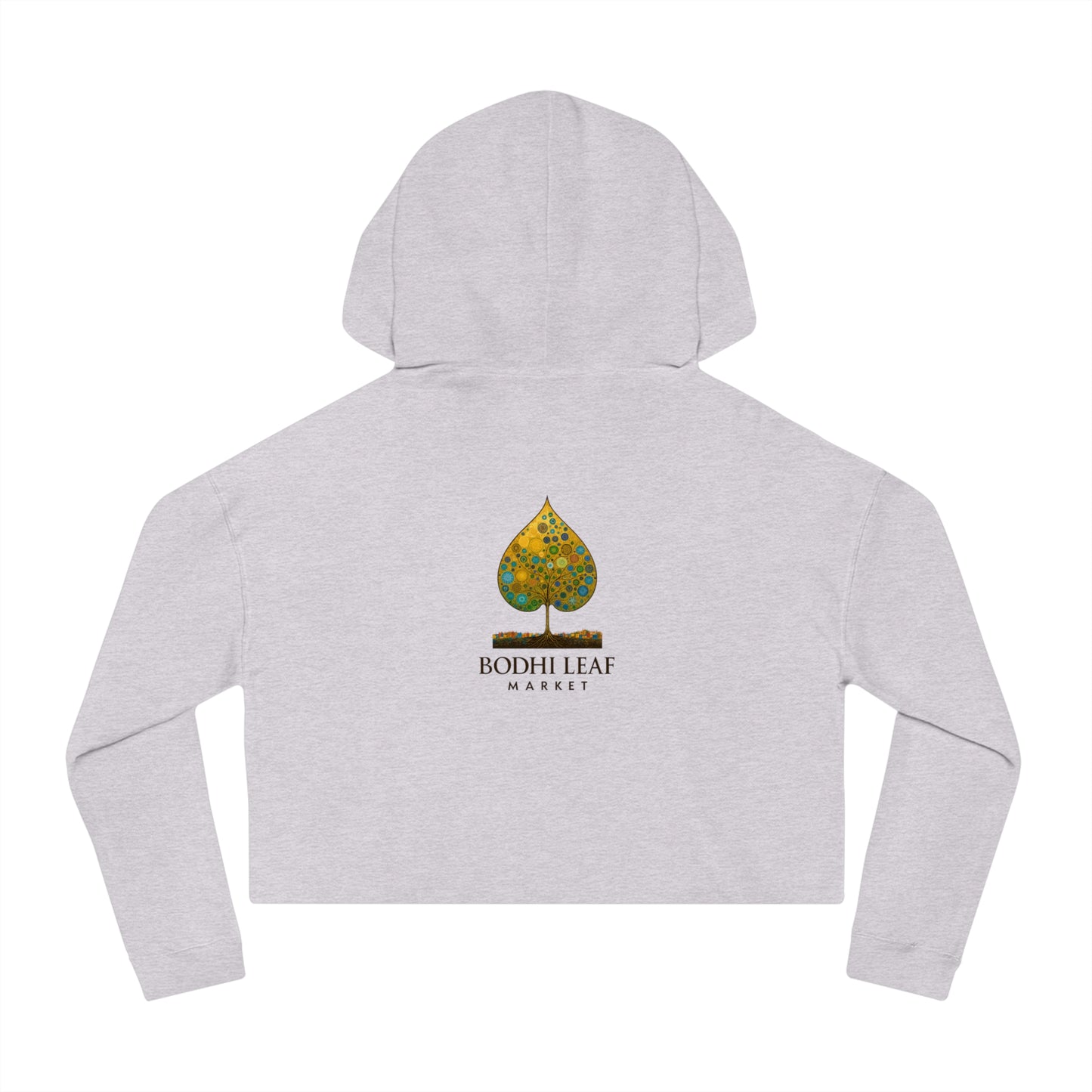 Bodhi Leaf Market Cropped Hoodie