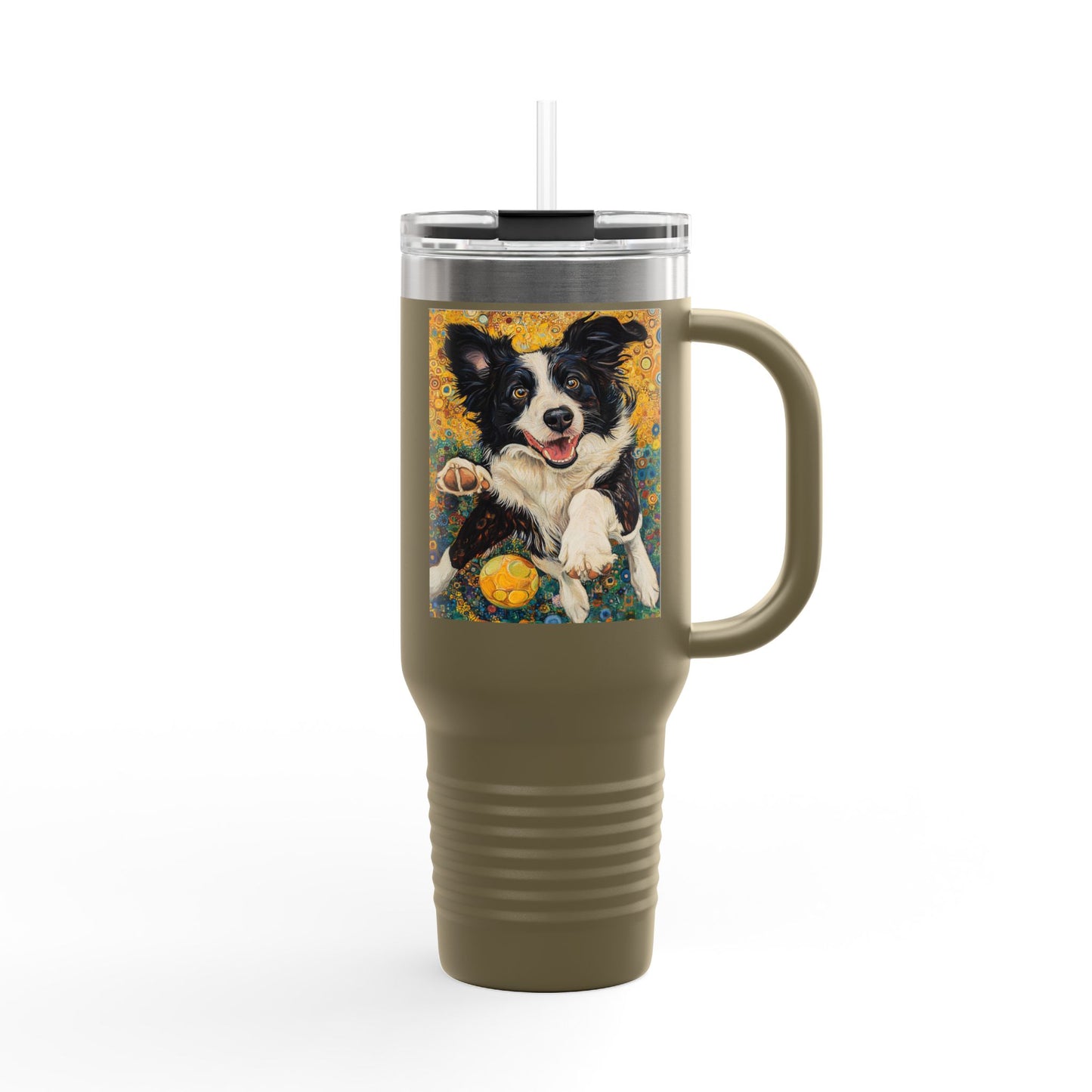 Border Collie Insulated Travel Mug | Perfect Gift for Pet Lovers, 40oz Drink Tumbler, Outdoor Adventure Cup, Birthday Present, [...]