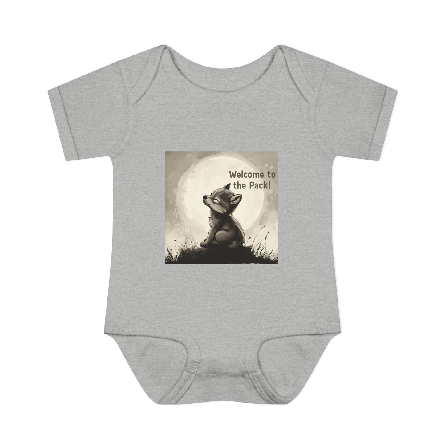 Welcome to the Wolf Pack Baby Bodysuit, Cute Infant Outfit, Animal Lover Gift, Newborn Apparel, Baby Shower Gift