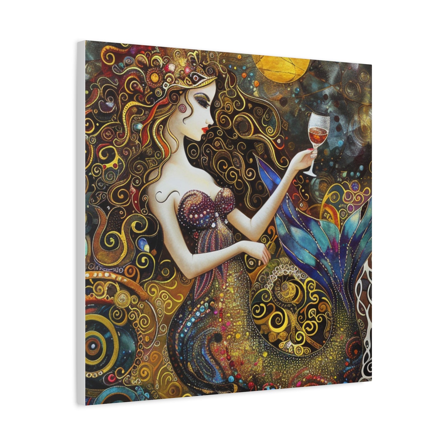 Whimsical Mermaid Art Canvas