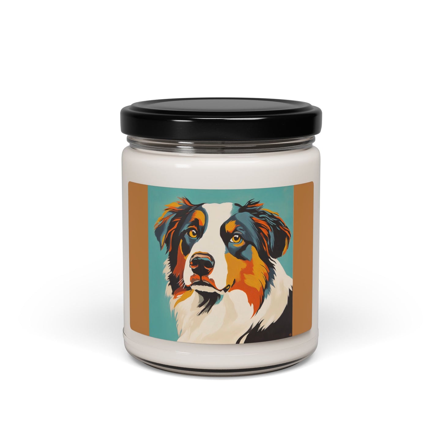 Aussie Lover's Scented Soy Candle, Pet Gift, Home Fragrance, Dog Decor, Aromatherapy Candle, 9oz