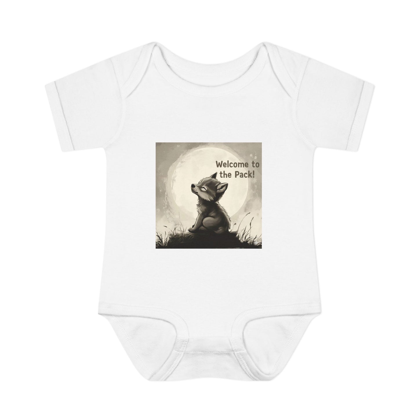 Welcome to the Wolf Pack Baby Bodysuit, Cute Infant Outfit, Animal Lover Gift, Newborn Apparel, Baby Shower Gift