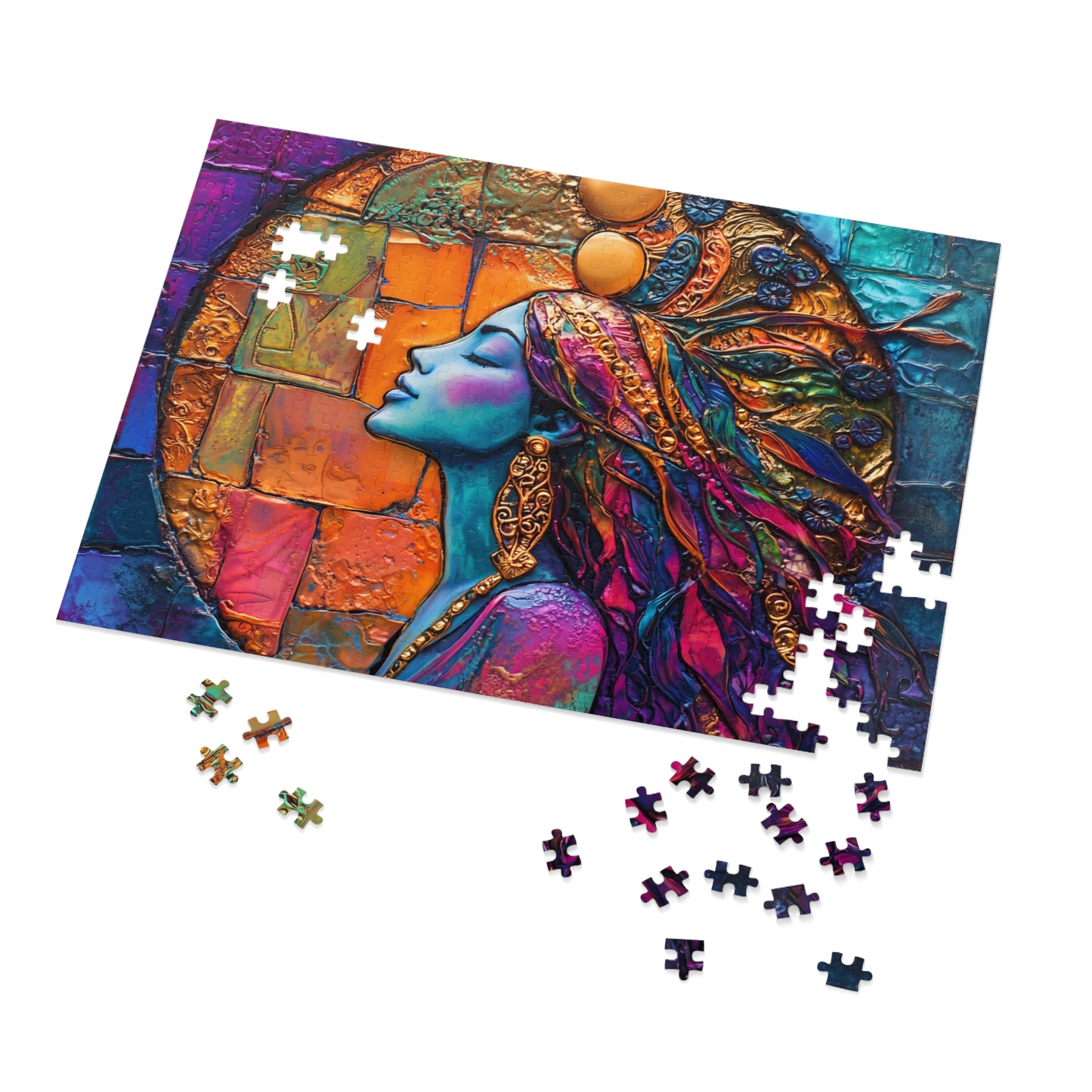 Bohemian Goddess Artwork Jigsaw Puzzle