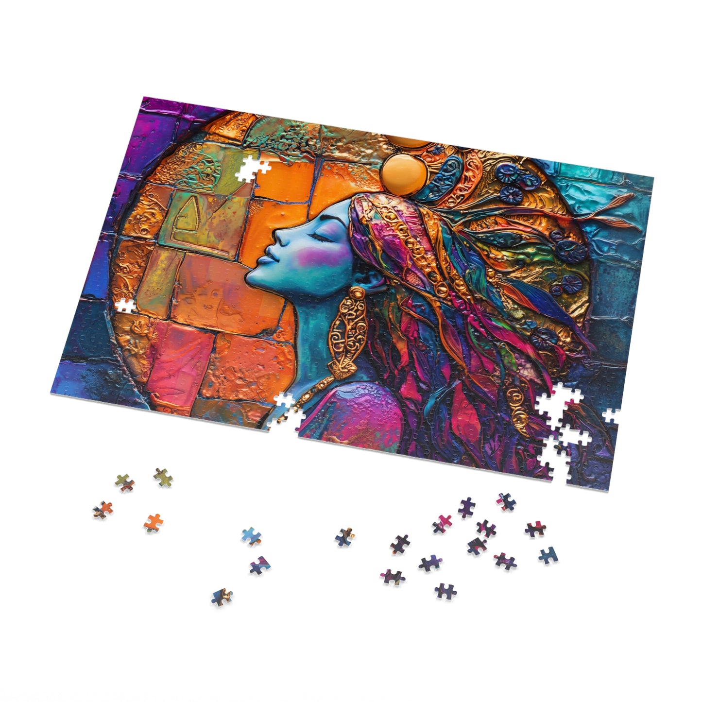 Bohemian Goddess Artwork Jigsaw Puzzle