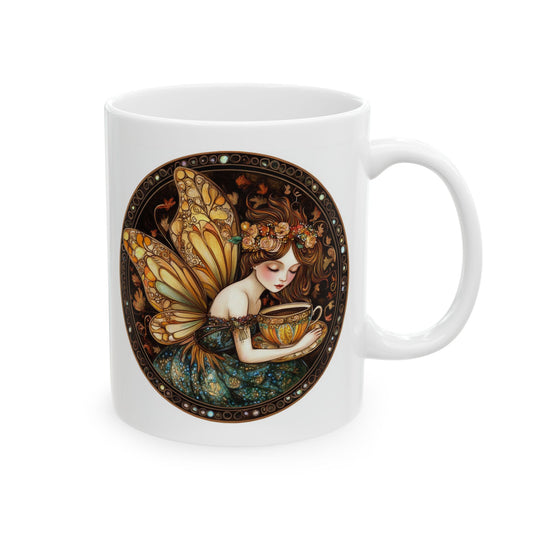 Tea Time Fairy Collection, "Earl Grey", Personalized Gift, Coffee Lover Mug, Tea Time, Artful Home Decor, Unique Birthday Gift