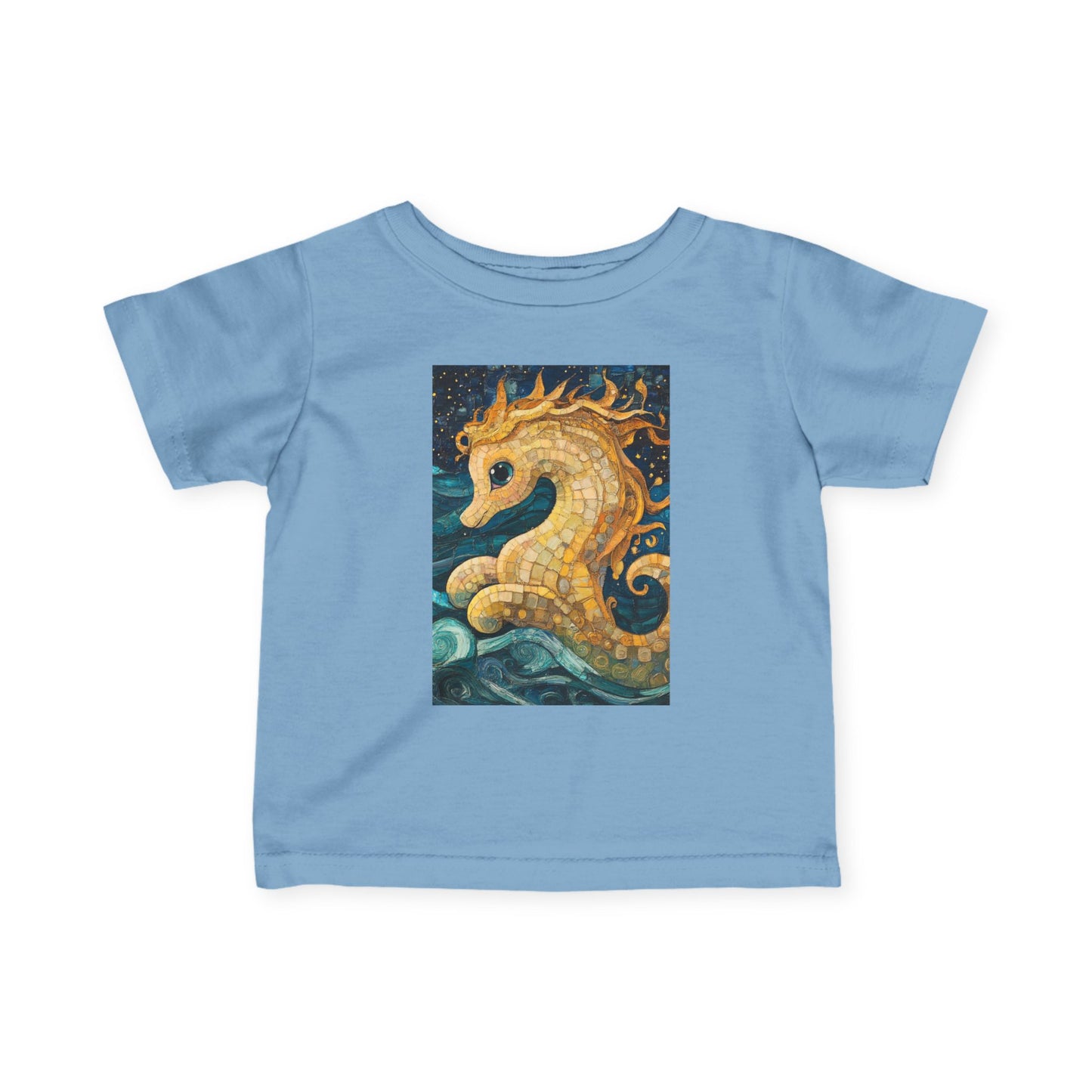 Baby Seahorse Infant Tee: Cute Baby Shirt, Toddler Outfit, Children's Clothing, Nautical Gift, Baby Shower Present