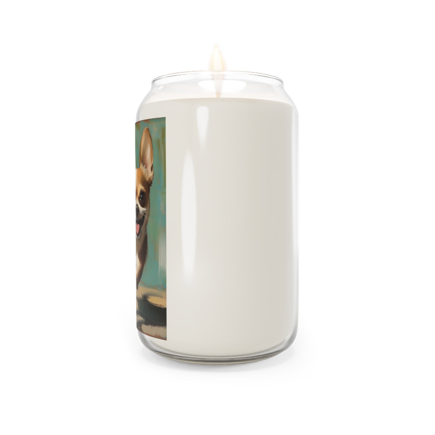 Playful Chihuahua with Pickleball  Candle | Scented Soy Candle 13.75oz