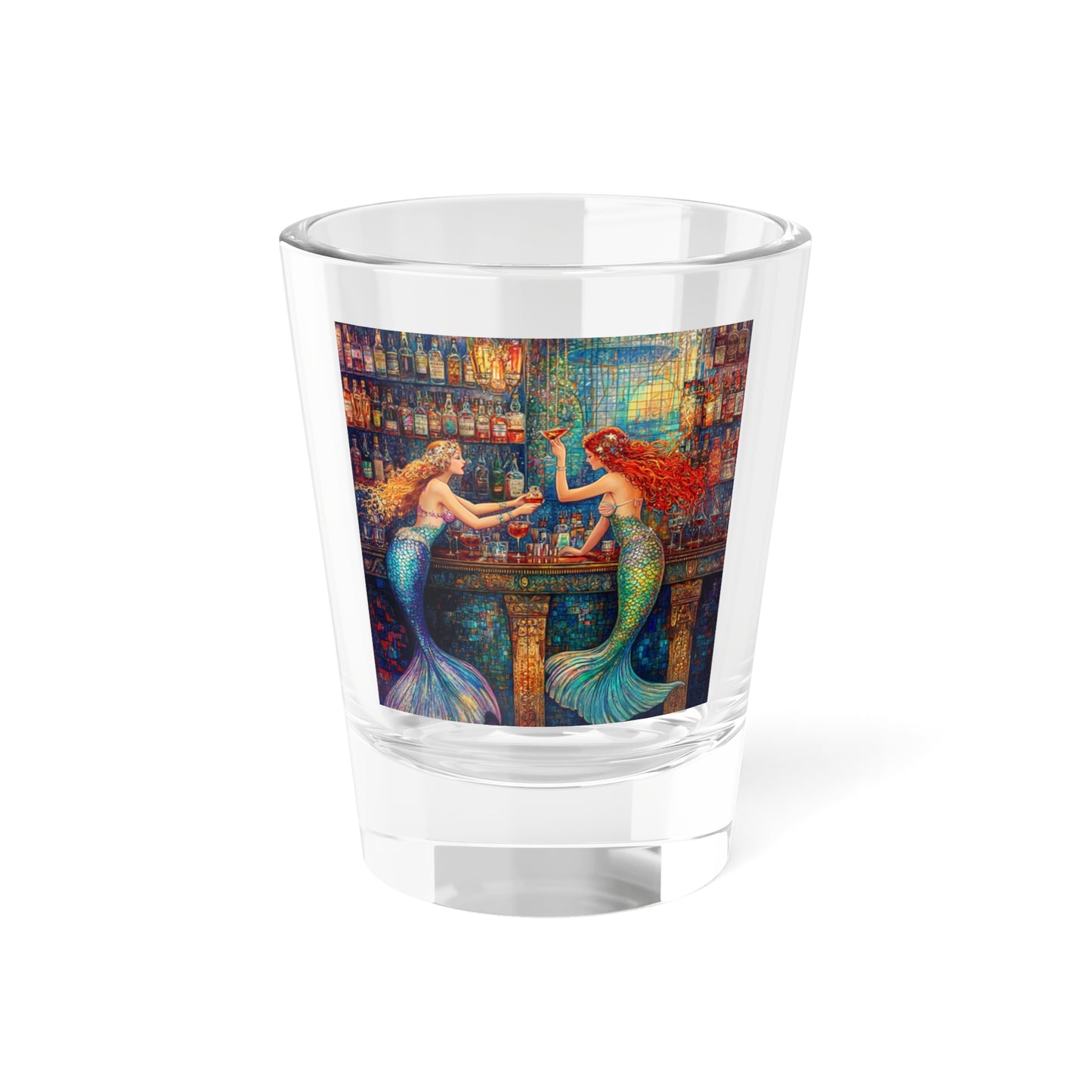Mermaid Bar Scene Shot Glass | 1.5oz