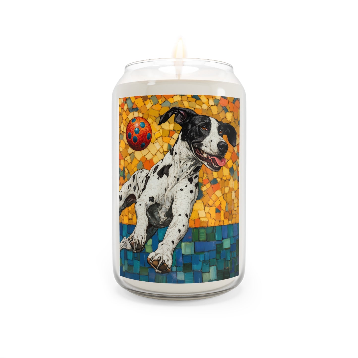 Great Dane Pickleball Mosaic Candle | Soy Candle 13.75oz