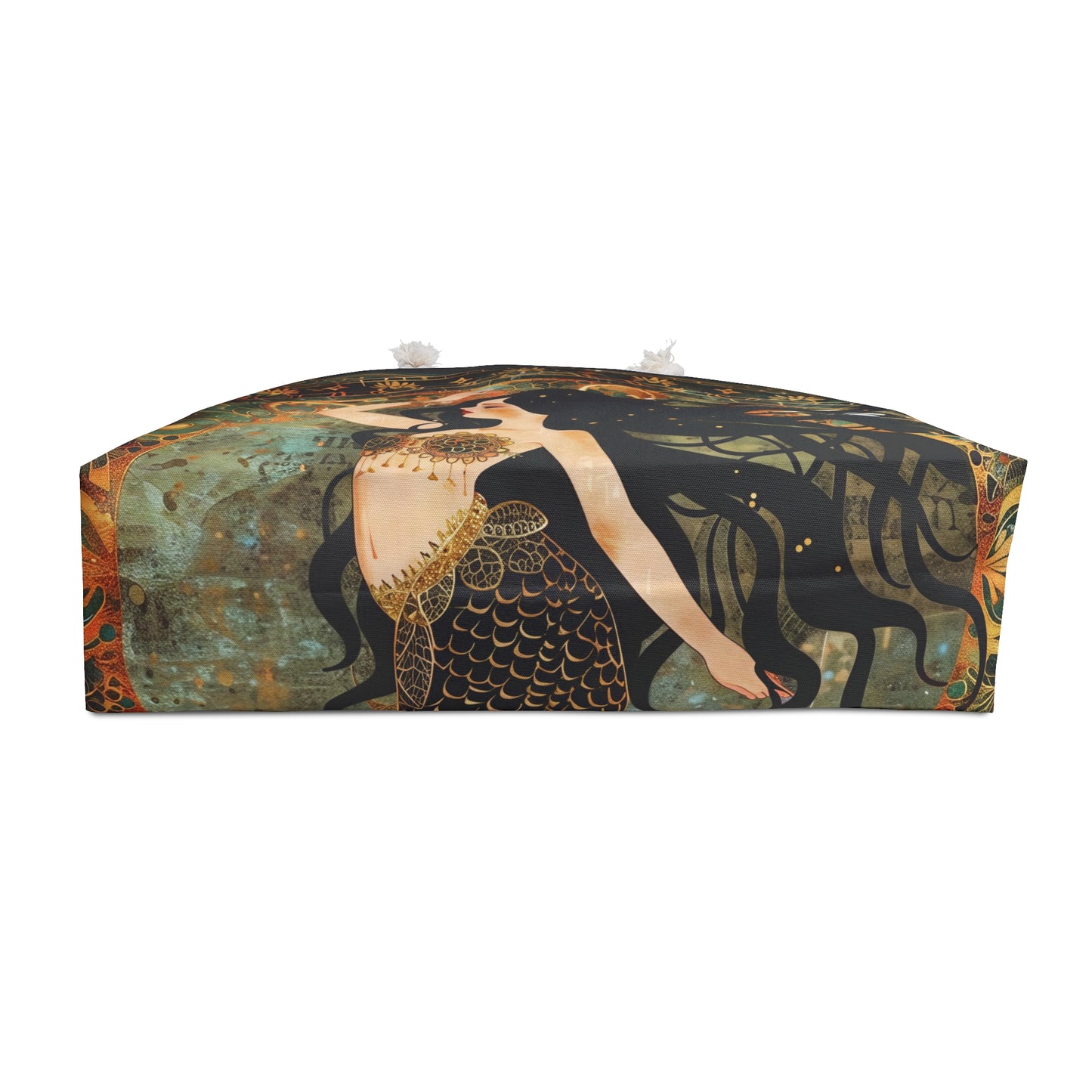 Art Nouveau Mermaid  Bag Vintage Celestial Illustration Weekend Tote