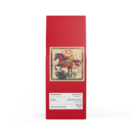 Year of the Fire Horse Cascades Coffee Blend (Medium-Dark Roast)