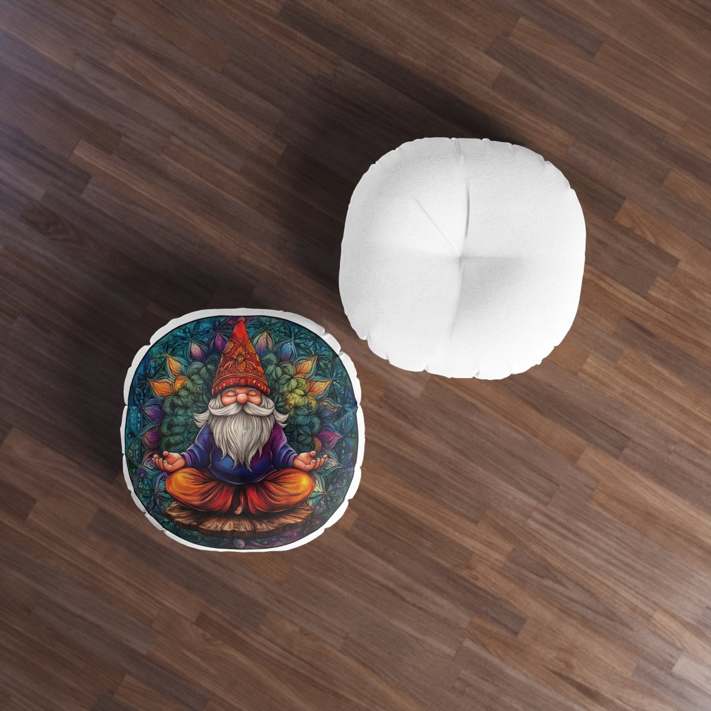 Tufted Floor Pillow, Round