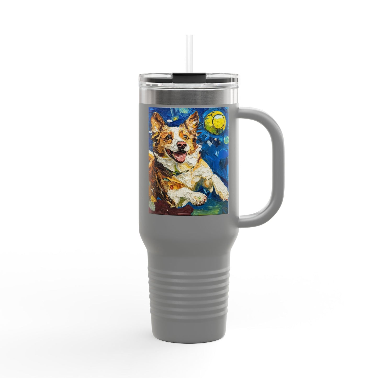 Australian Shepherd Lover's Insulated Travel Mug | 40oz | Perfect for Dog Owners | Unique Gifts | On-the-Go Drinkware