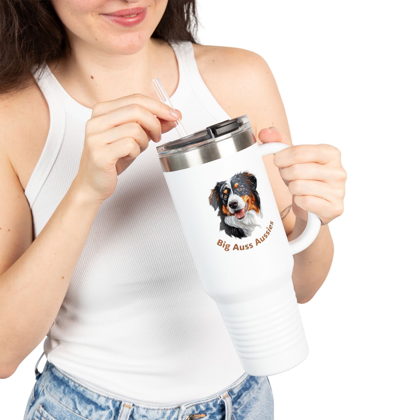 Big Auss Aussies Insulated Travel Mug - 40oz