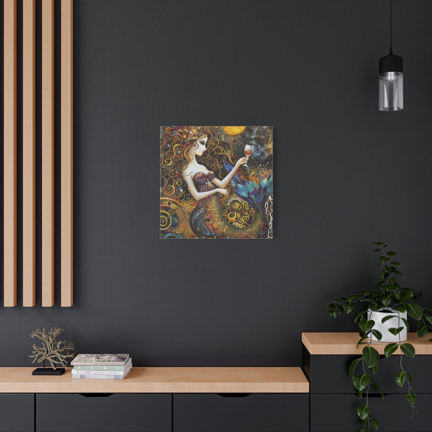 Whimsical Mermaid Art Canvas