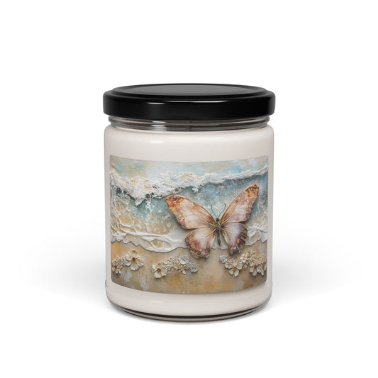 Butterfly Breeze Scented Soy Candle | Relaxing Home Decor, Gift for Her, Aromatherapy, Eco-Friendly, Wedding Favors