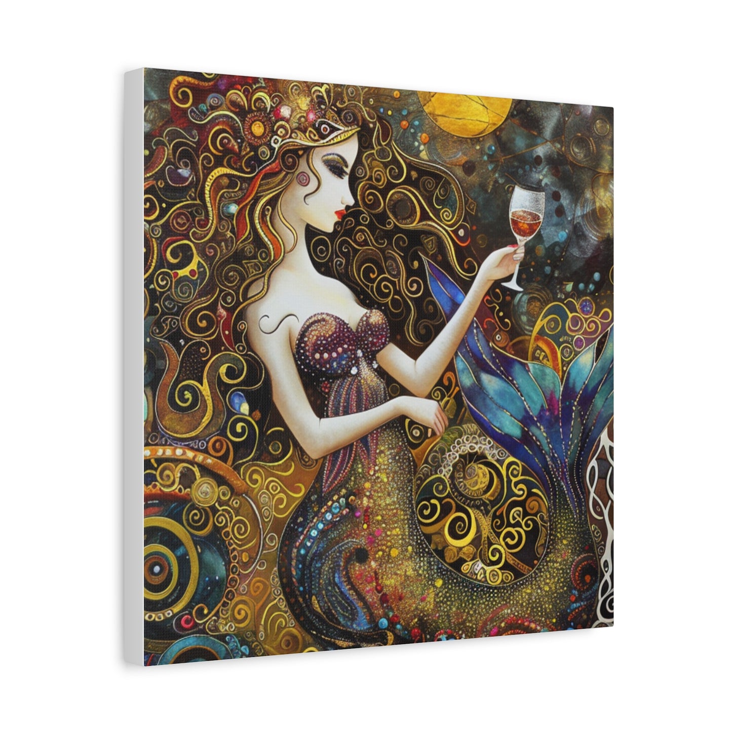 Whimsical Mermaid Art Canvas