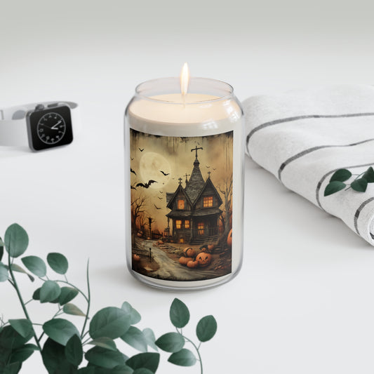 Spooky Halloween Candle